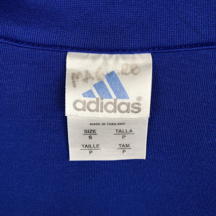 00'S adidas jersey track jacket, men's size S polyester blue type Vintage Second Hand