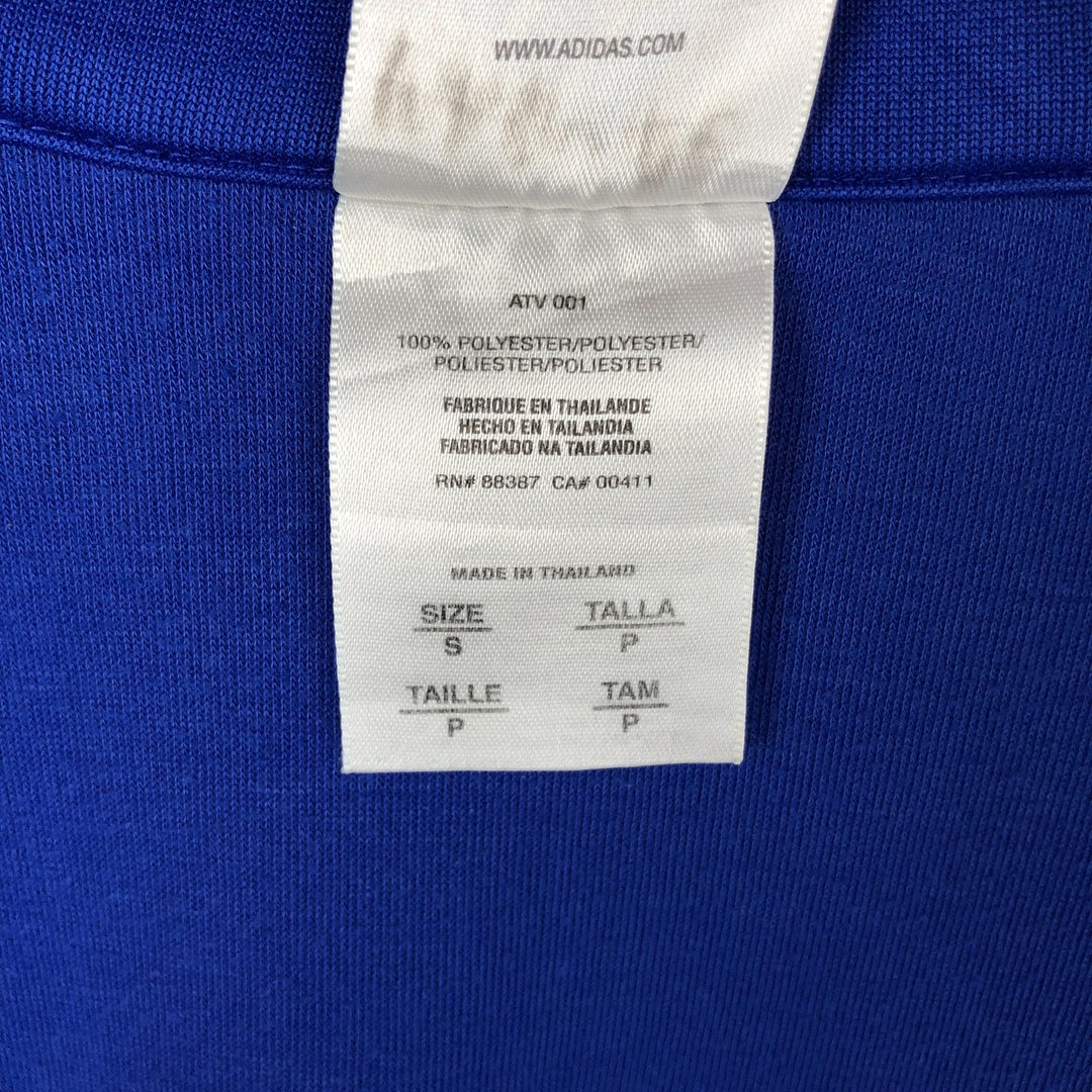 00'S adidas jersey track jacket, men's size S polyester blue type Vintage Second Hand