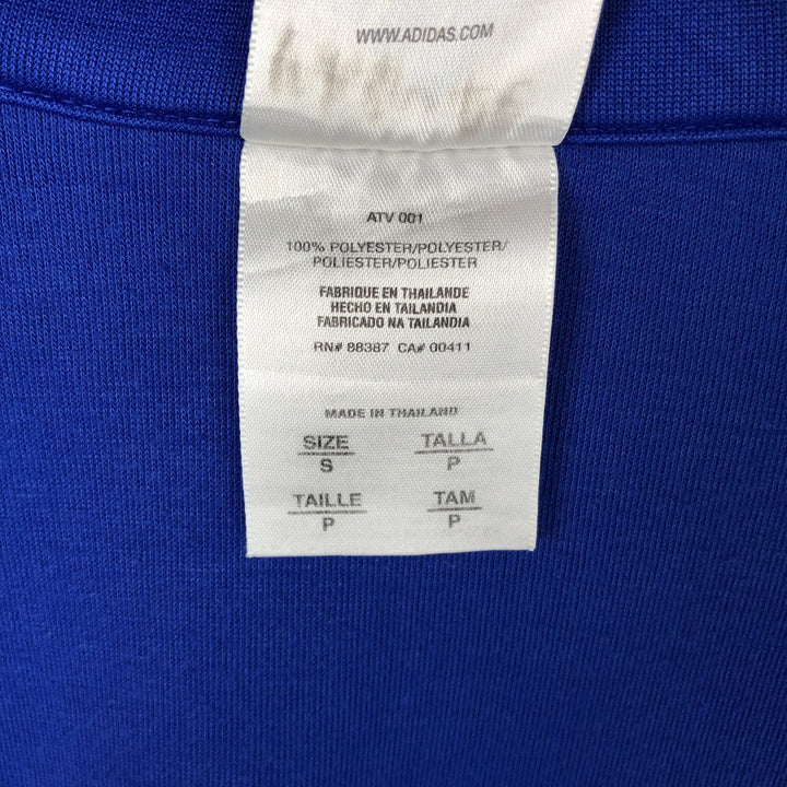 00'S adidas jersey track jacket, men's size S polyester blue type Vintage Second Hand