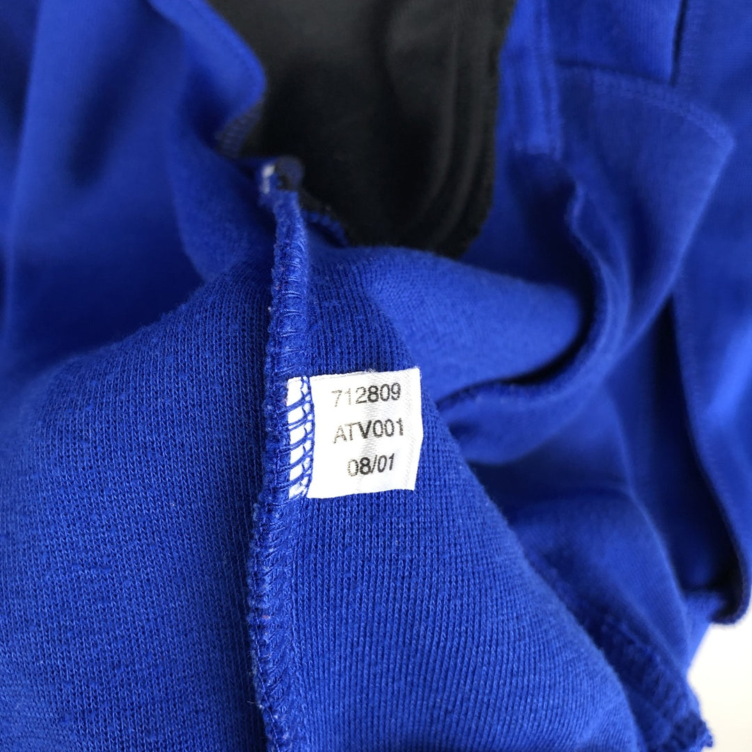 00'S adidas jersey track jacket, men's size S polyester blue type Vintage Second Hand