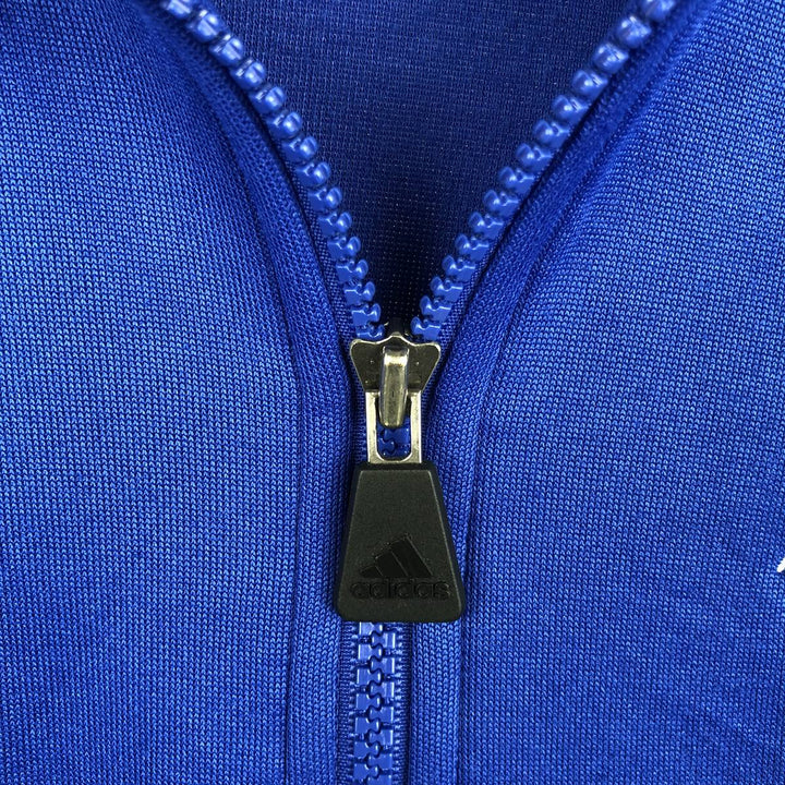 00'S adidas jersey track jacket, men's size S polyester blue type Vintage Second Hand
