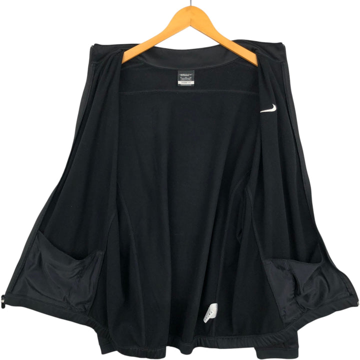 Nike Golf THERMA-FIT Jersey Track Jacket Men's XL polyester black type Vintage Second Hand