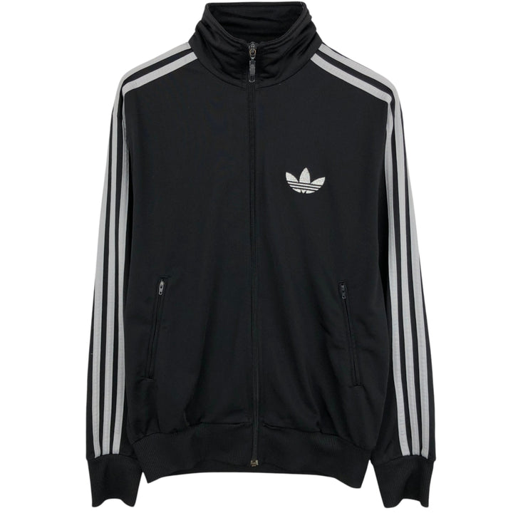 2000'S adidas Originals Jersey Track Jacket, Men's Size Small polyester black type Vintage Second Hand