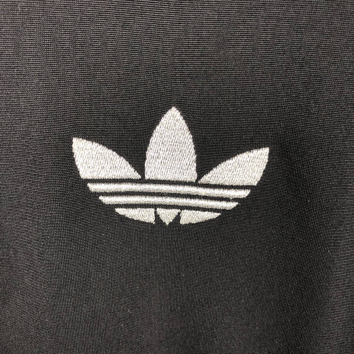 2000'S adidas Originals Jersey Track Jacket, Men's Size Small polyester black type Vintage Second Hand