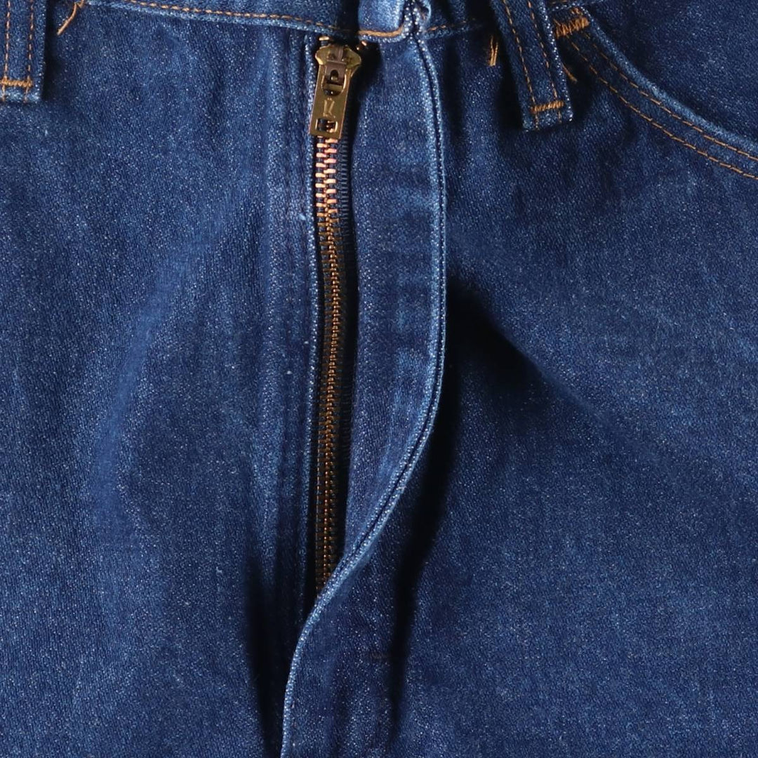 Vintage 80s-90'S Wrangler Flare Cut Denim Pants, Made in USA, Men's, Size W35 cotton blue type Vintage Second Hand