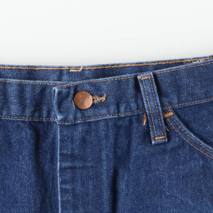 Vintage 80s-90'S Wrangler Flare Cut Denim Pants, Made in USA, Men's, Size W35 cotton blue type Vintage Second Hand