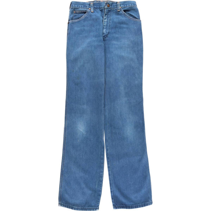 Vintage 80s-90'S Wrangler Flare Cut Denim Pants, Made in USA, Men's, Size W29 unclear blue type Vintage Second Hand