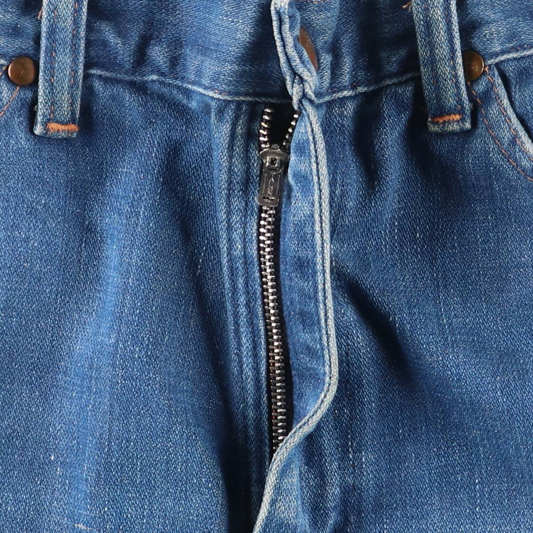 Vintage 80s-90'S Wrangler Flare Cut Denim Pants, Made in USA, Men's, Size W29 unclear blue type Vintage Second Hand