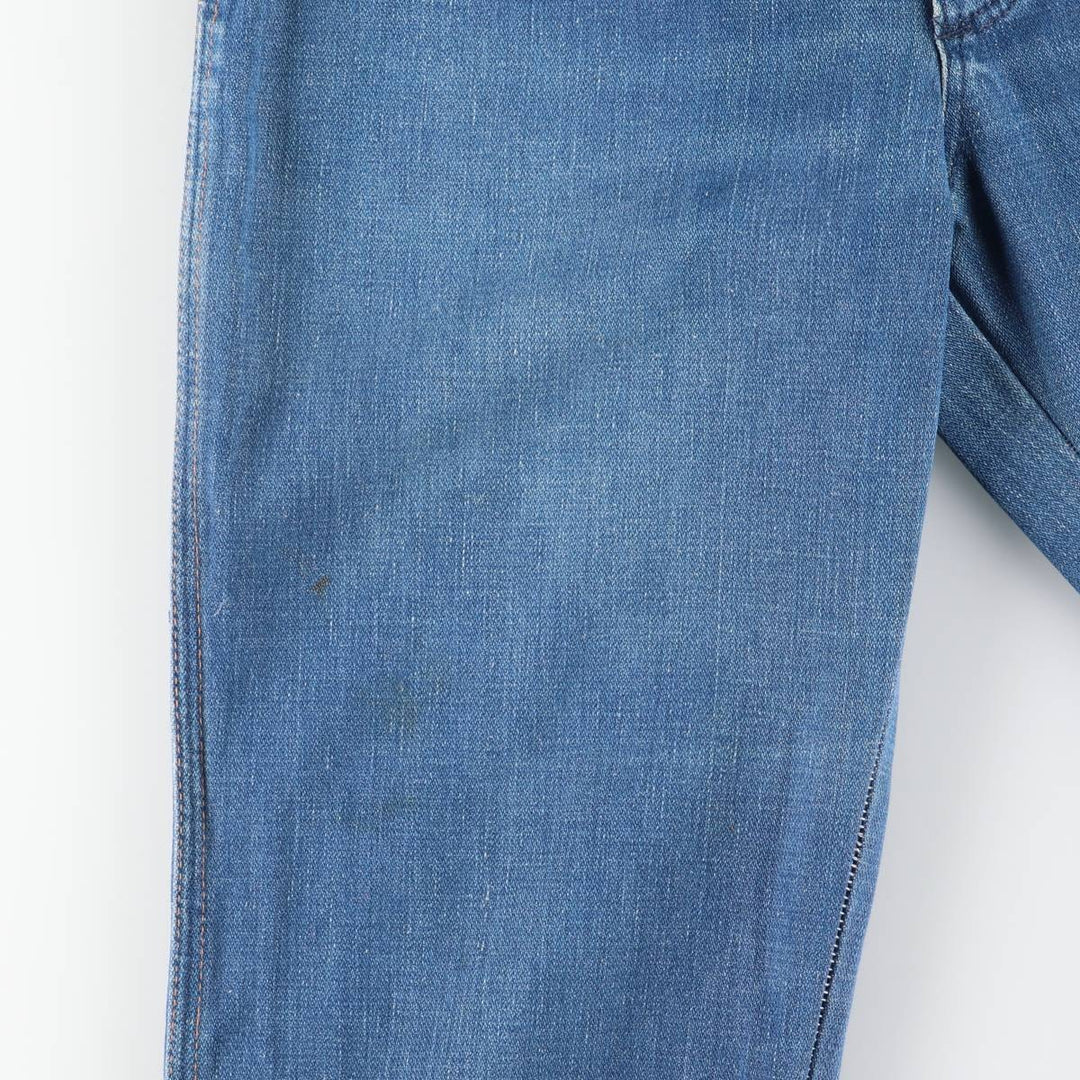 Vintage 80s-90'S Wrangler Flare Cut Denim Pants, Made in USA, Men's, Size W29 unclear blue type Vintage Second Hand