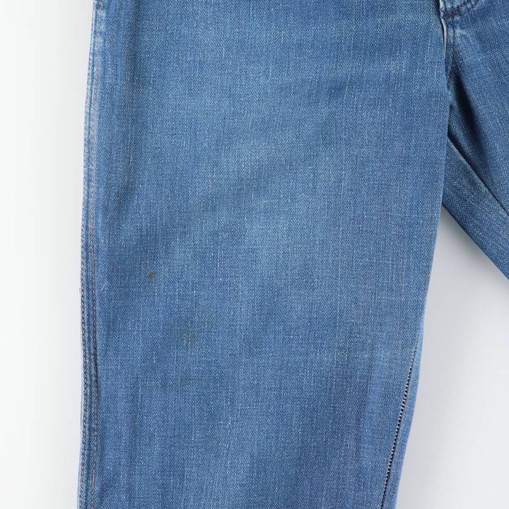Vintage 80s-90'S Wrangler Flare Cut Denim Pants, Made in USA, Men's, Size W29 unclear blue type Vintage Second Hand