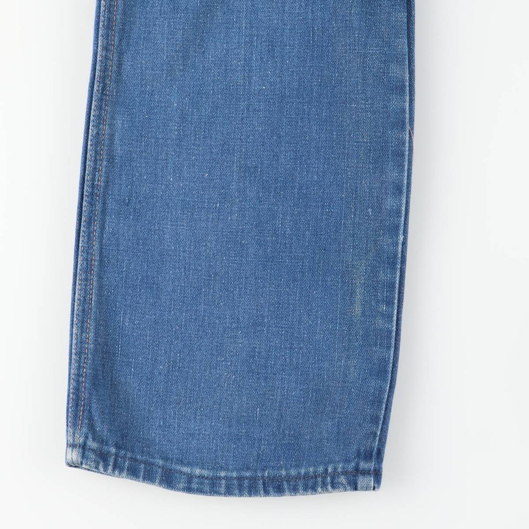 Vintage 80s-90'S Wrangler Flare Cut Denim Pants, Made in USA, Men's, Size W29 unclear blue type Vintage Second Hand
