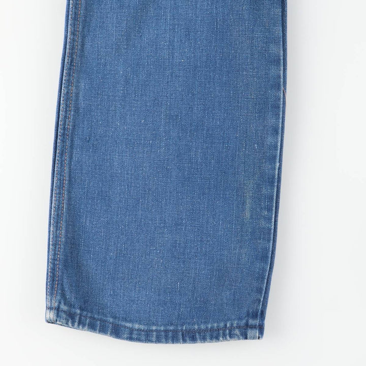 Vintage 80s-90'S Wrangler Flare Cut Denim Pants, Made in USA, Men's, Size W29 unclear blue type Vintage Second Hand