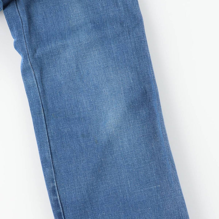 Vintage 80s-90'S Wrangler Flare Cut Denim Pants, Made in USA, Men's, Size W29 unclear blue type Vintage Second Hand