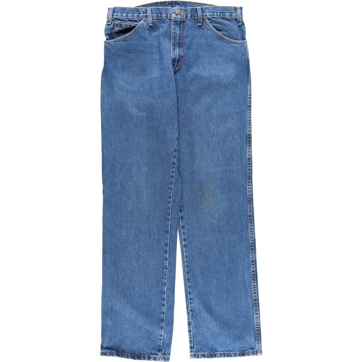Dickies tapered denim pants for men, equivalent to W35 cotton blue type Vintage Second Hand