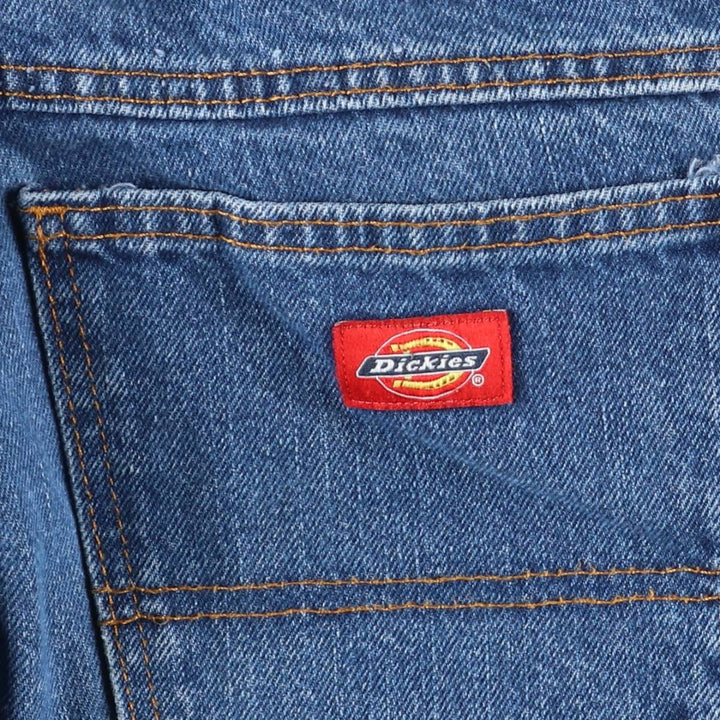 Dickies tapered denim pants for men, equivalent to W35 cotton blue type Vintage Second Hand