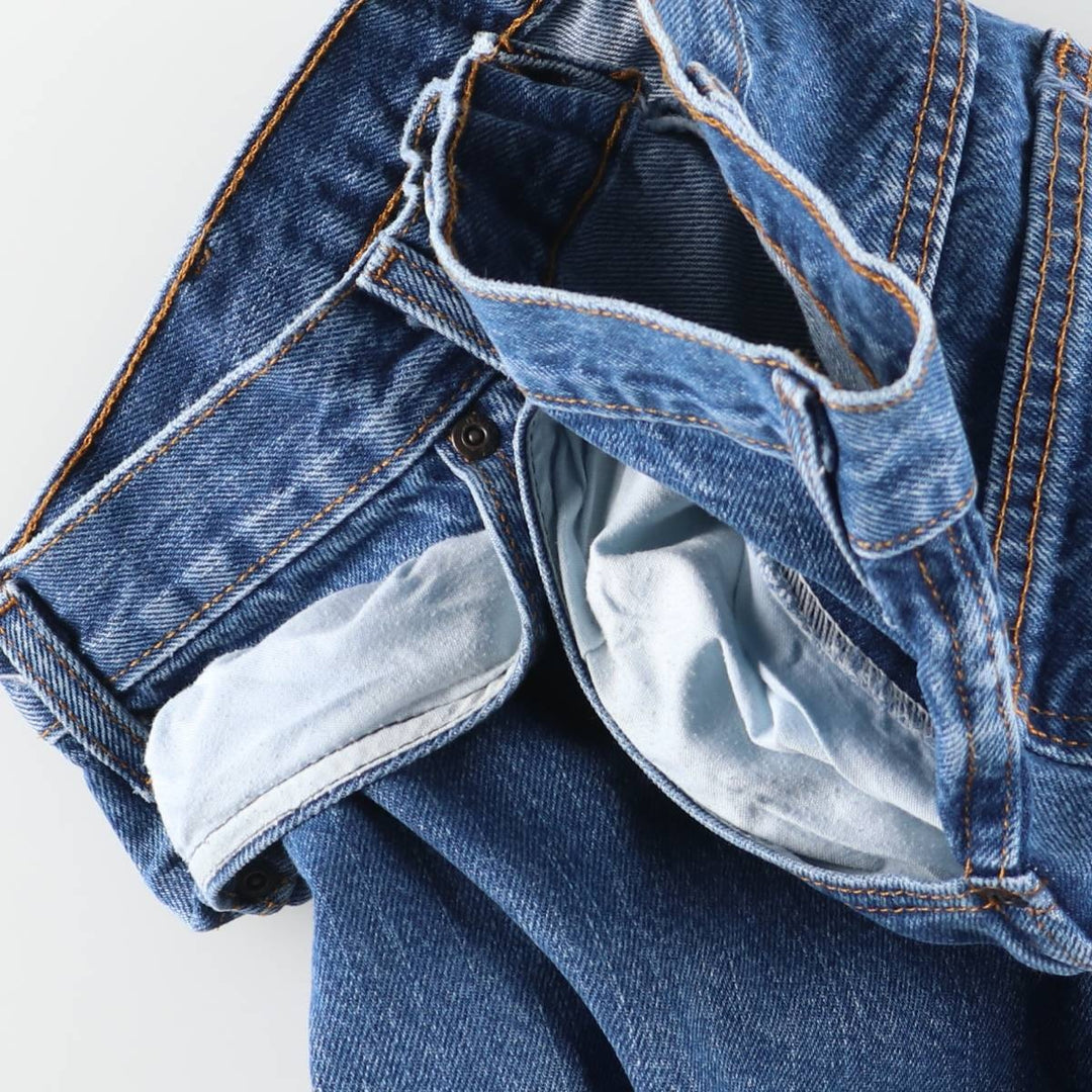 Dickies tapered denim pants for men, equivalent to W35 cotton blue type Vintage Second Hand
