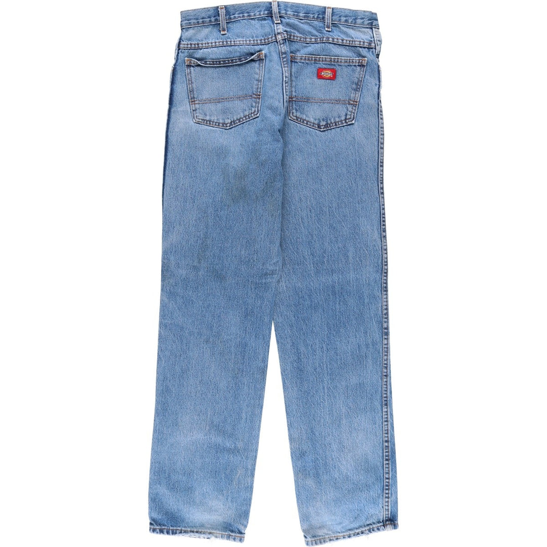 Dickies Straight Denim Pants for Men, W34 equivalent cotton blue type Vintage Second Hand
