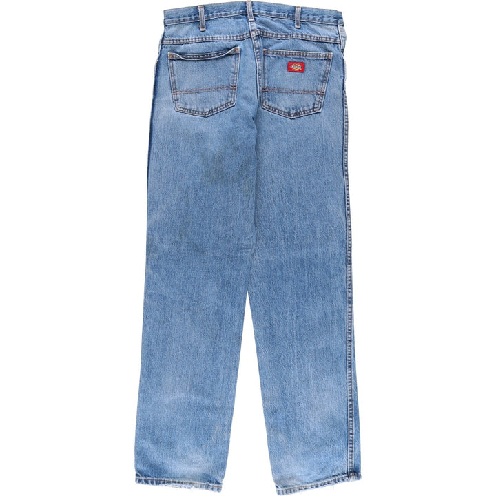 Dickies Straight Denim Pants for Men, W34 equivalent cotton blue type Vintage Second Hand