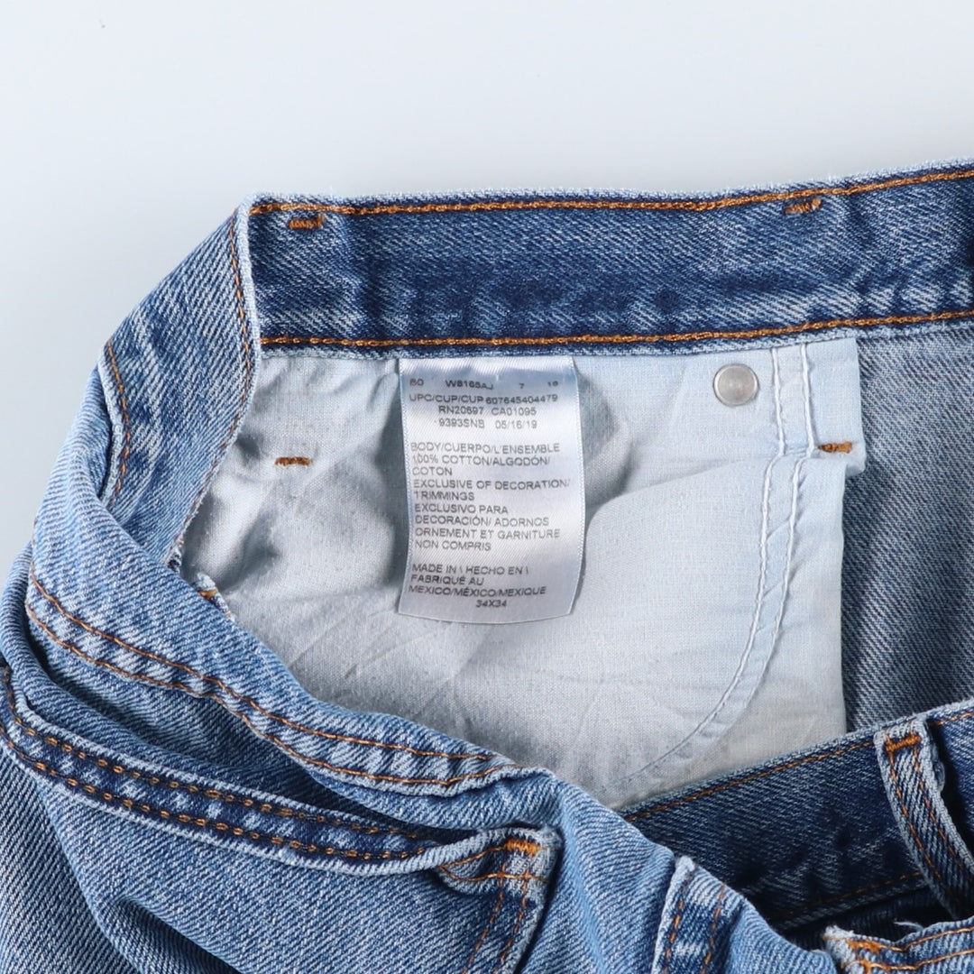 Dickies Straight Denim Pants for Men, W34 equivalent cotton blue type Vintage Second Hand
