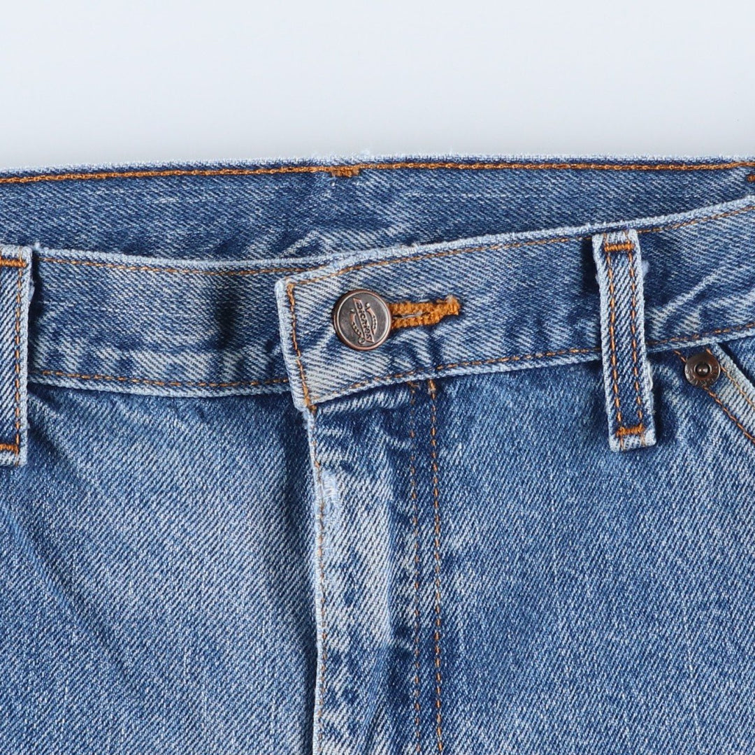 Dickies Straight Denim Pants for Men, W34 equivalent cotton blue type Vintage Second Hand