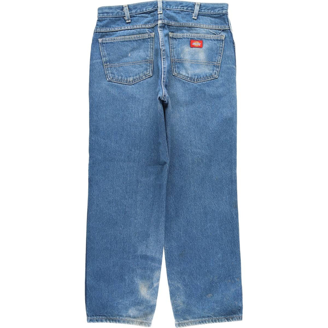 Dickies Straight Denim Pants for Men, W34 equivalent cotton blue type Vintage Second Hand