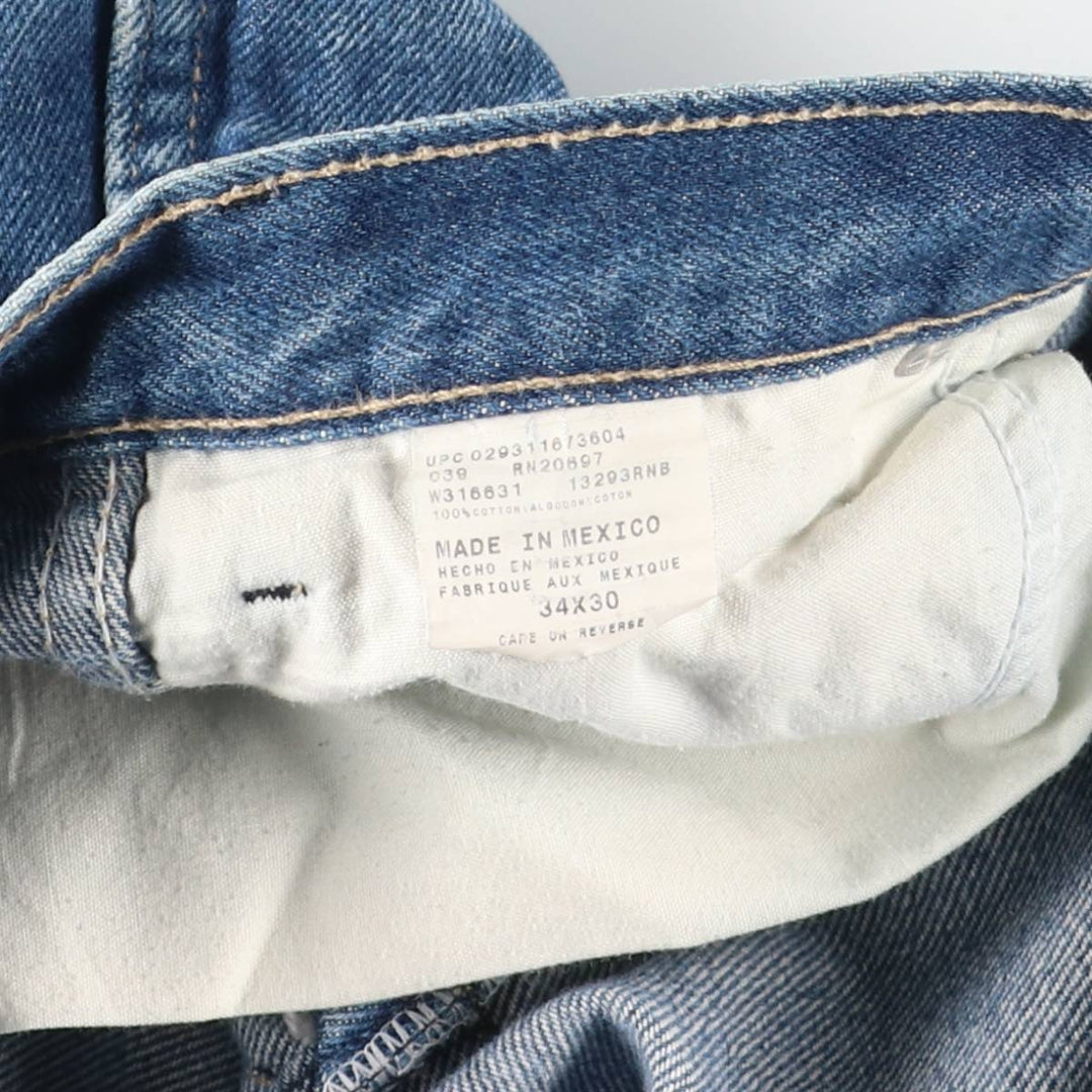 Dickies Straight Denim Pants for Men, W34 equivalent cotton blue type Vintage Second Hand