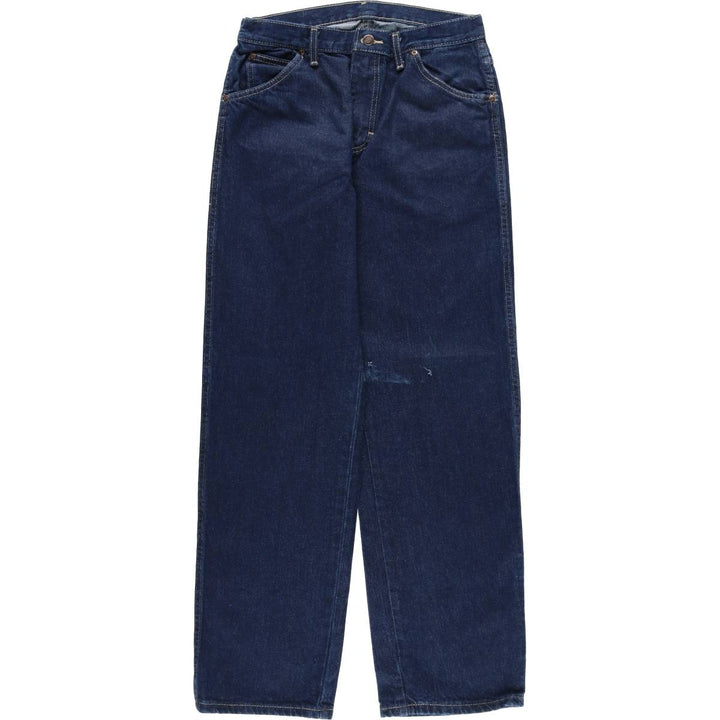 Dark navy Dickies tapered denim pants, men's size W30 cotton Navy blue Vintage Second Hand