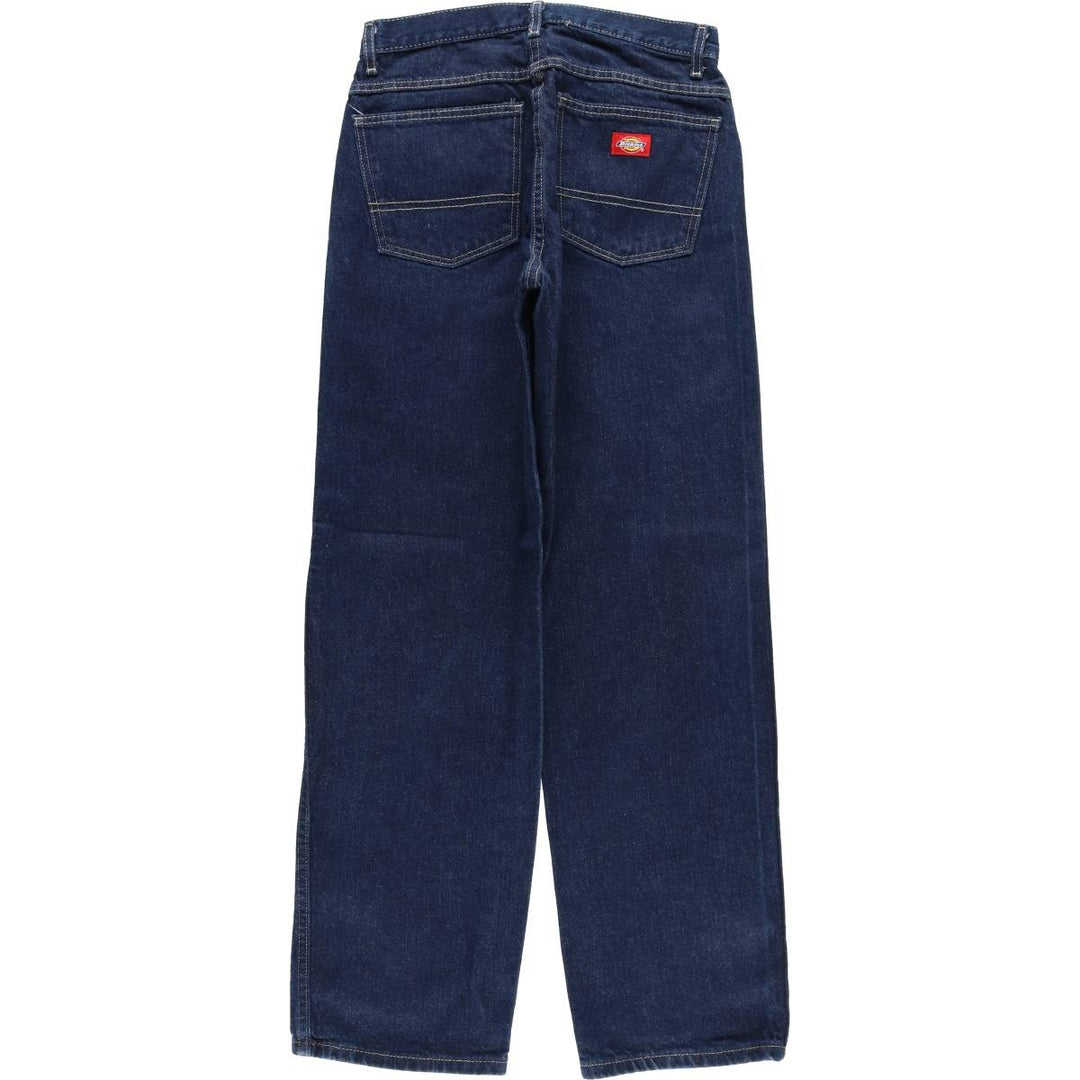 Dark navy Dickies tapered denim pants, men's size W30 cotton Navy blue Vintage Second Hand