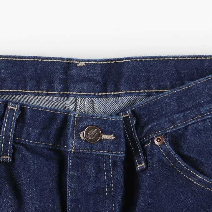 Dark navy Dickies tapered denim pants, men's size W30 cotton Navy blue Vintage Second Hand