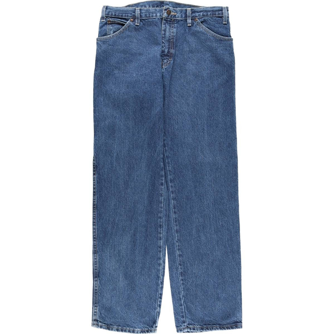 Dickies Straight Denim Pants for Men, W34 equivalent cotton blue type Vintage Second Hand