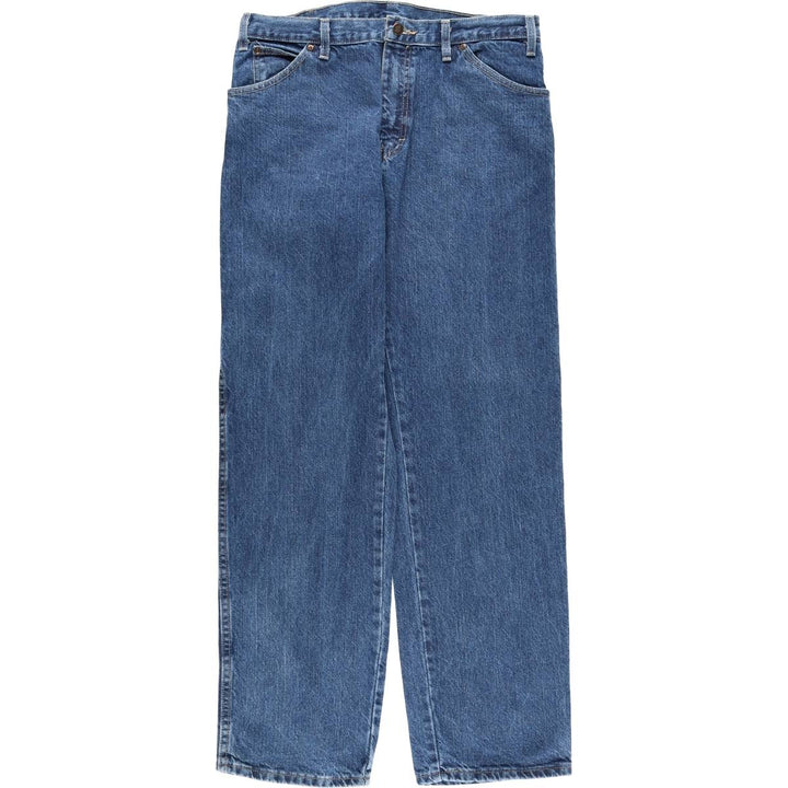 Dickies Straight Denim Pants for Men, W34 equivalent cotton blue type Vintage Second Hand