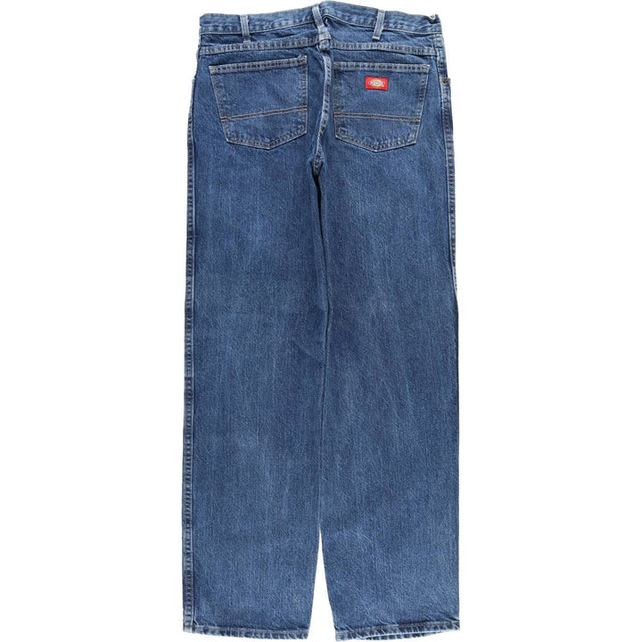 Dickies Straight Denim Pants for Men, W34 equivalent cotton blue type Vintage Second Hand