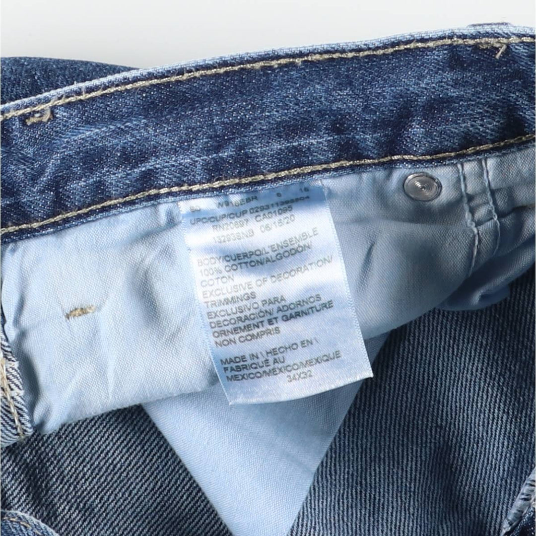 Dickies Straight Denim Pants for Men, W34 equivalent cotton blue type Vintage Second Hand