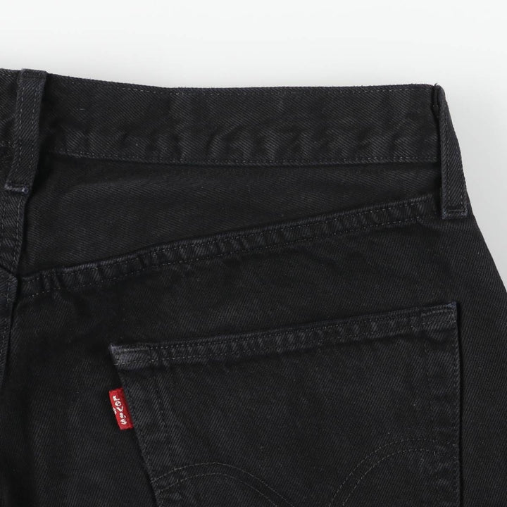 Levi's 501 Euro Model Black Denim Straight Denim Pants Men's W34 cotton black type Vintage Second Hand