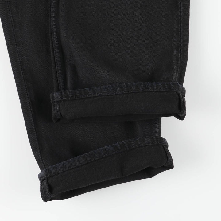 Levi's 501 Euro Model Black Denim Straight Denim Pants Men's W34 cotton black type Vintage Second Hand