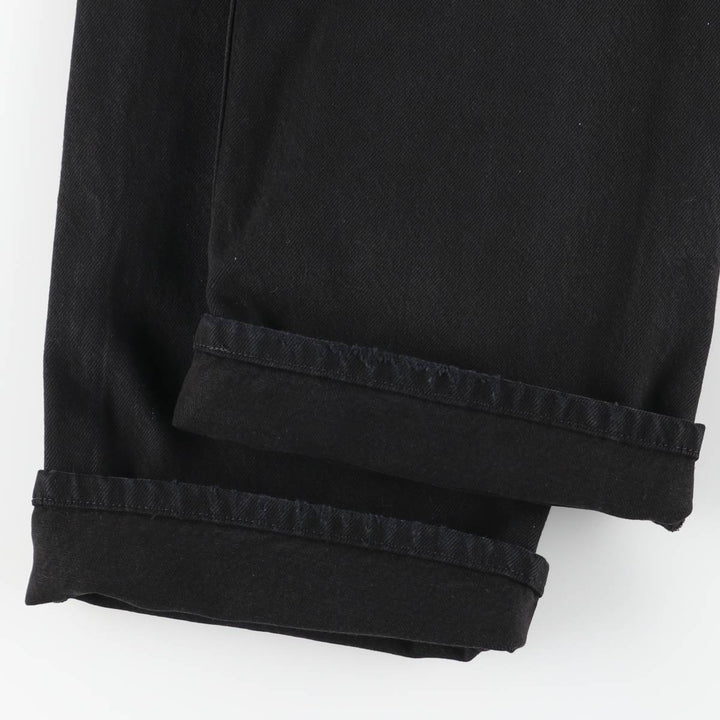 Levi's 501 Euro Model Black Denim Straight Denim Pants Men's W34 cotton black type Vintage Second Hand
