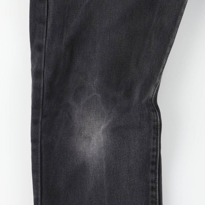 Levi's 501-0660 Black Denim Straight Leg Denim Pants, Men's Size 35 cotton black type Vintage Second Hand