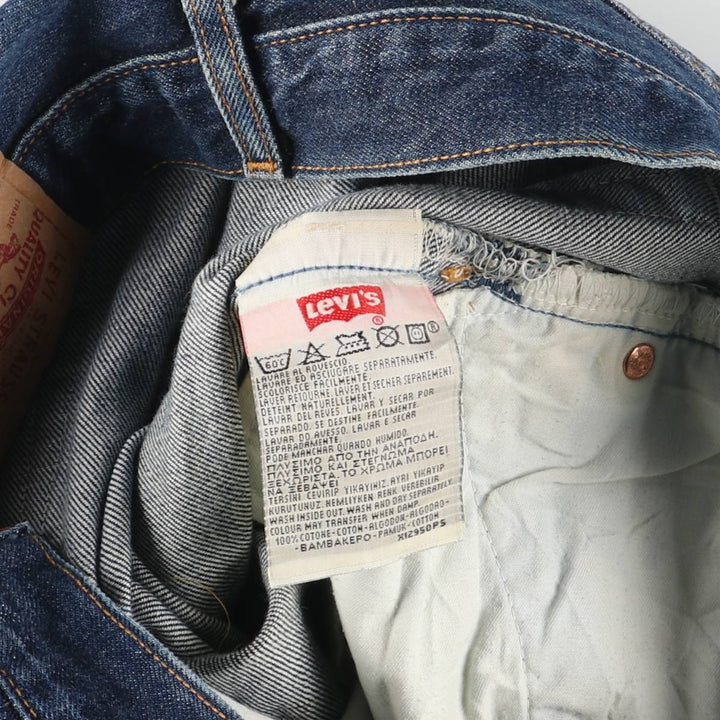 Vintage Levi's 501 Euro Model Straight Denim Pants, Men's Size W30 cotton blue type Vintage Second Hand