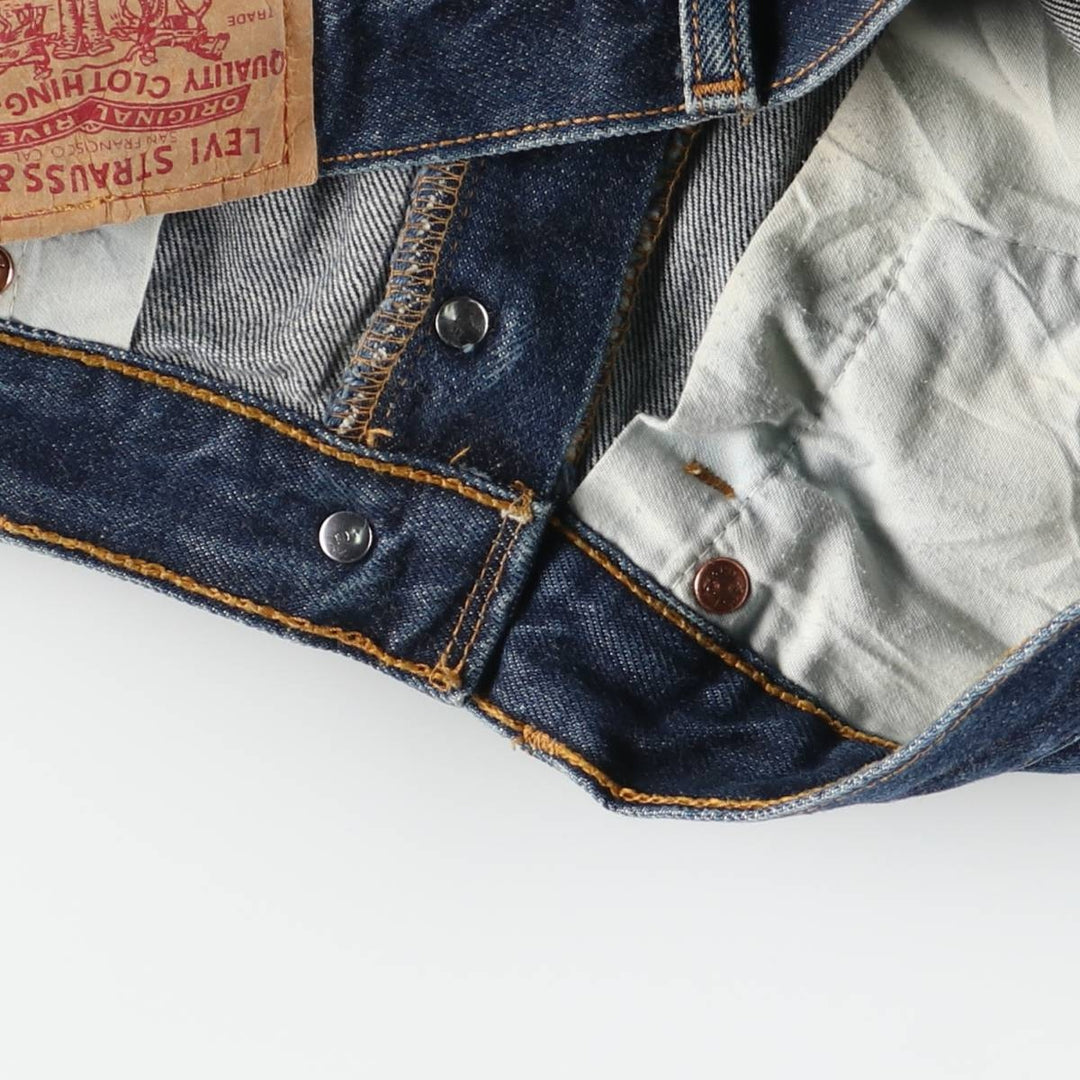 Vintage Levi's 501 Euro Model Straight Denim Pants, Men's Size W30 cotton blue type Vintage Second Hand