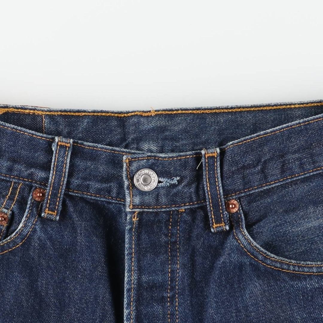 Vintage Levi's 501 Euro Model Straight Denim Pants, Men's Size W30 cotton blue type Vintage Second Hand