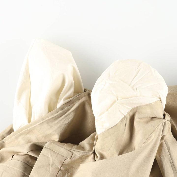 Ralph Lauren POLO by Ralph Lauren two-pleat silk and cotton slacks, men's size W36 silk Beige type Vintage Second Hand