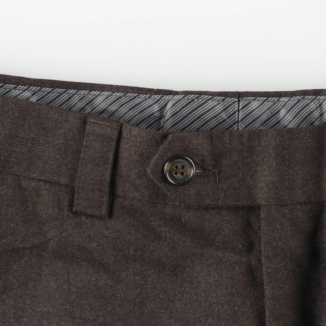 Ralph Lauren LAUREN Wool pants, slacks, men's, W34 equivalent wool Charcoal Vintage Second Hand