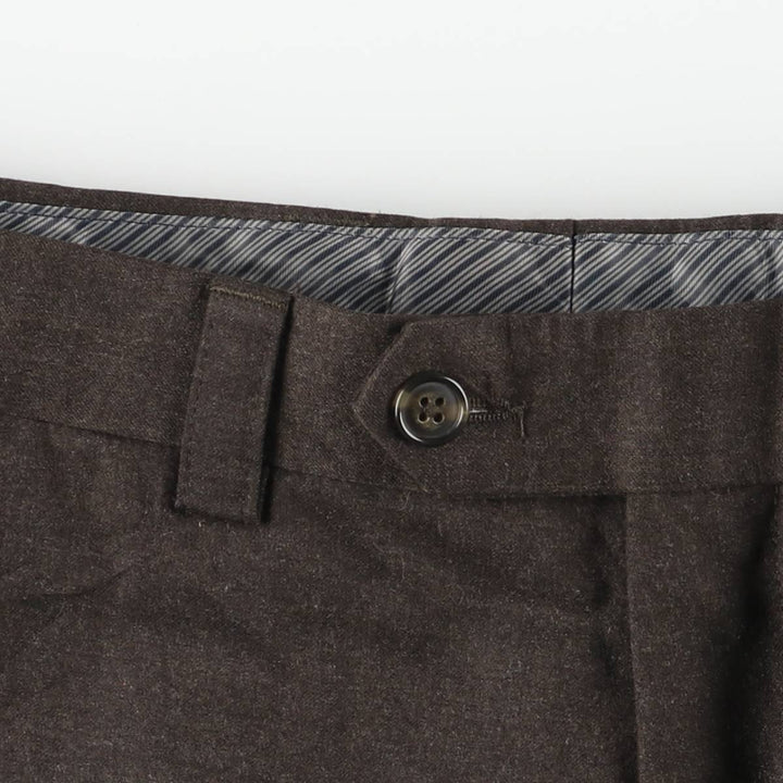 Ralph Lauren LAUREN Wool pants, slacks, men's, W34 equivalent wool Charcoal Vintage Second Hand