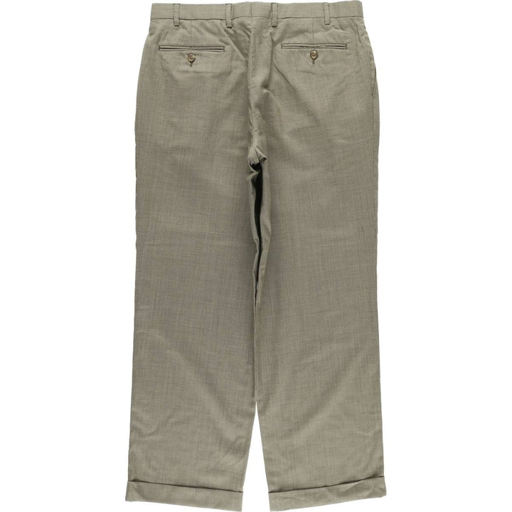 Ralph Lauren LAUREN Two-pleat Slacks, Men's, Size W34 unclear Khaki type Vintage Second Hand