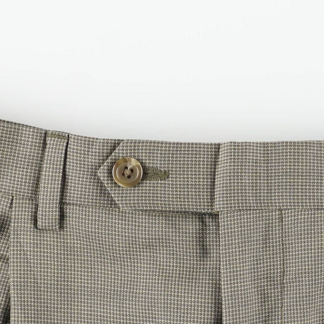 Ralph Lauren LAUREN Two-pleat Slacks, Men's, Size W34 unclear Khaki type Vintage Second Hand
