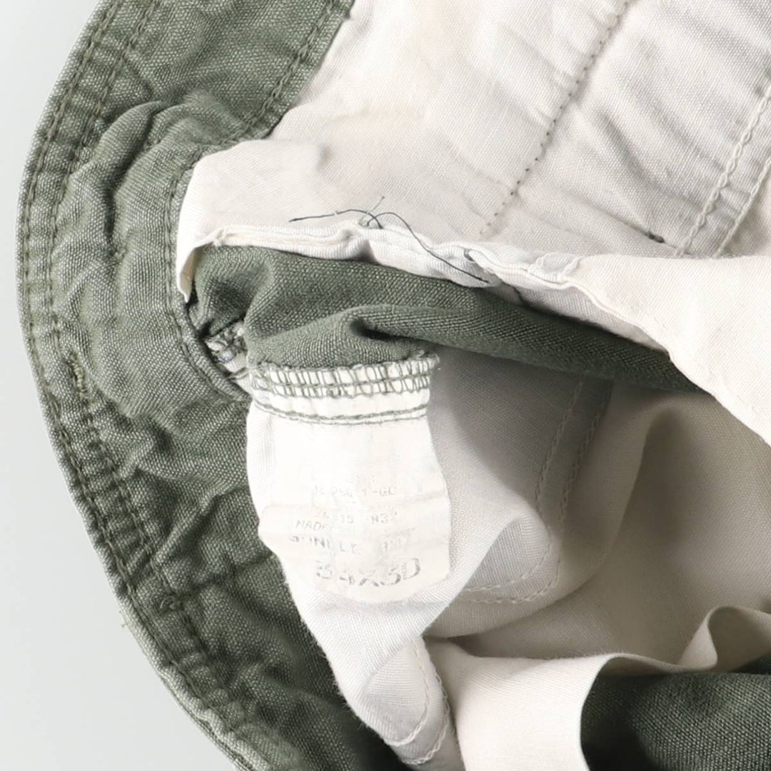 Dockers Men's Two-Pleated Slacks, Size W33 (approx.), Zipper Fly unclear Khaki type Vintage Second Hand