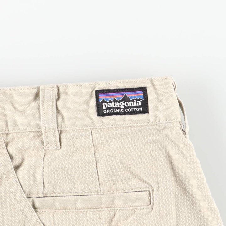 Patagonia Organic Cotton Stand-Up Shorts 57227SP16 Duck Work Shorts Organic cotton Beige type Vintage Second Hand