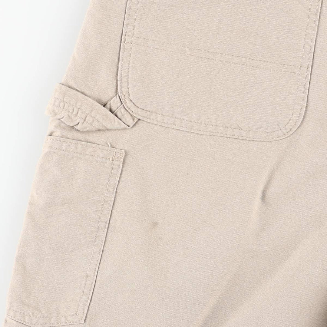 Oversized Carhartt Original Fit Duck Painter Shorts, Men's Size W39 cotton Beige type Vintage Second Hand