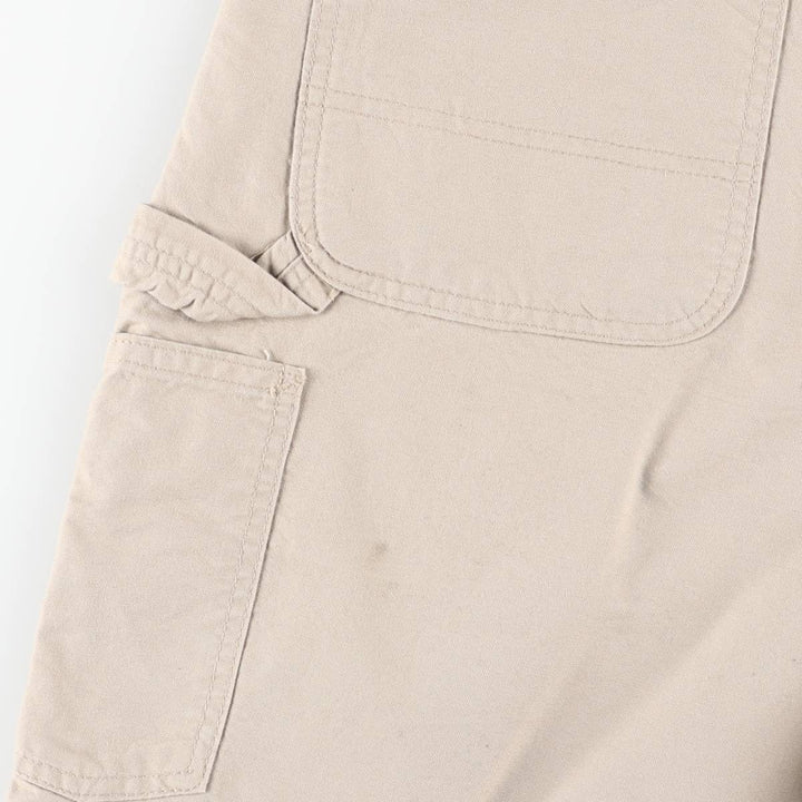 Oversized Carhartt Original Fit Duck Painter Shorts, Men's Size W39 cotton Beige type Vintage Second Hand