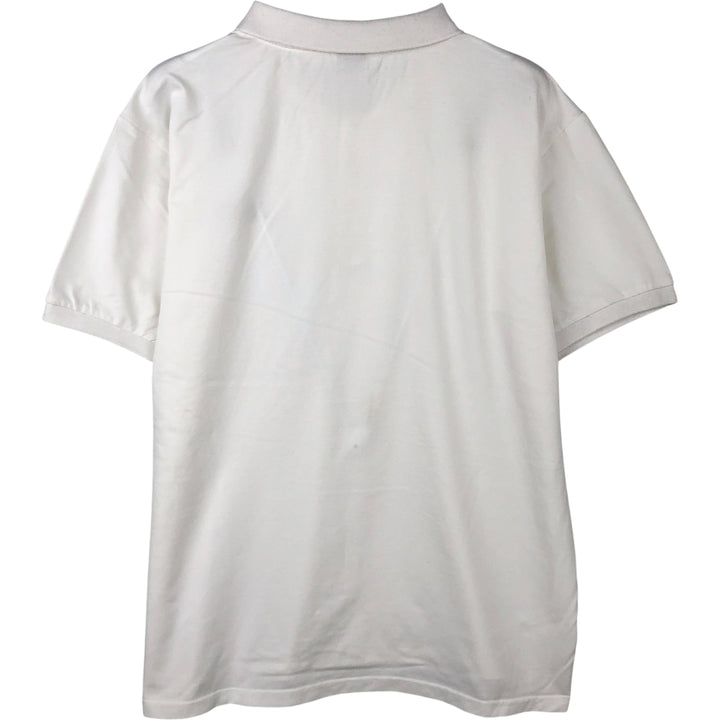 Kappa short-sleeved polo shirt, men's size XXL cotton white type Vintage Second Hand